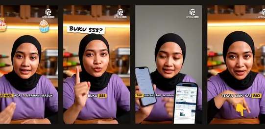 Iklan TikTok 33 saat, dengan penyampai yang dijana AI