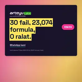 Lima ratus tujuh puluh dua iklan, satu kolam teks