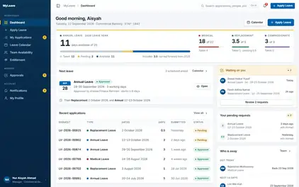 Portal cuti kakitangan, dari permohonan hingga kelulusan