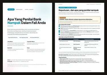 Semakan Awal: penyata bank dibaca seperti penilai bank membacanya