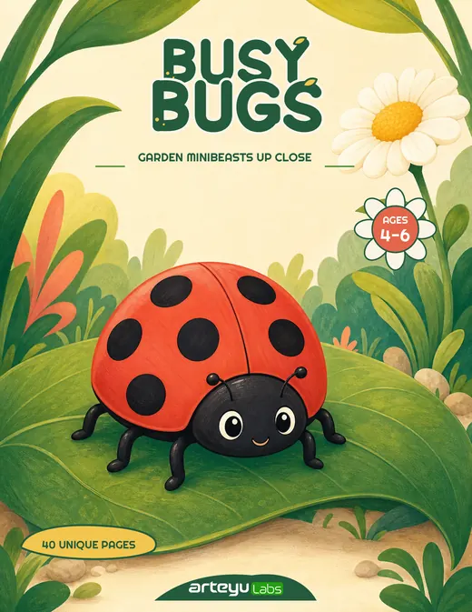 Busy Bugs — kulit hadapan