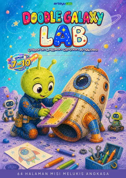Doodle Galaxy Lab - Doodle angkasa untuk pelukis kecil.