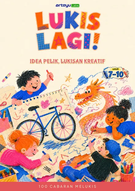 Lukis Lagi - Latihan melukis langkah demi langkah.