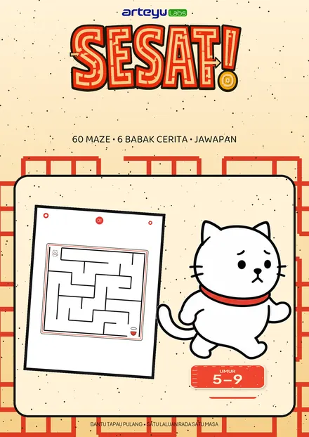 Sesat — Labirin dan teka jalan, senang ke susah.