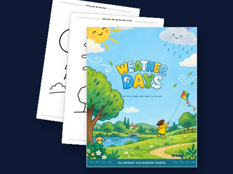 Weather Days - kulit hadapan dan dua muka mewarna