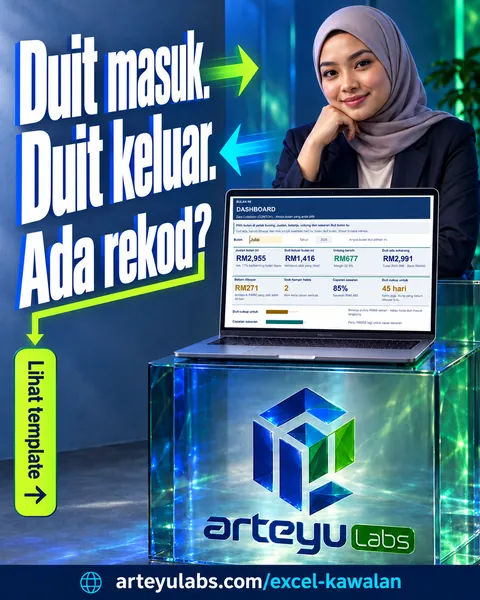 Iklan: "Duit masuk. Duit keluar. Ada rekod?"
